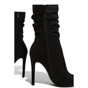 Liana - black booties - KRAVE SHOE